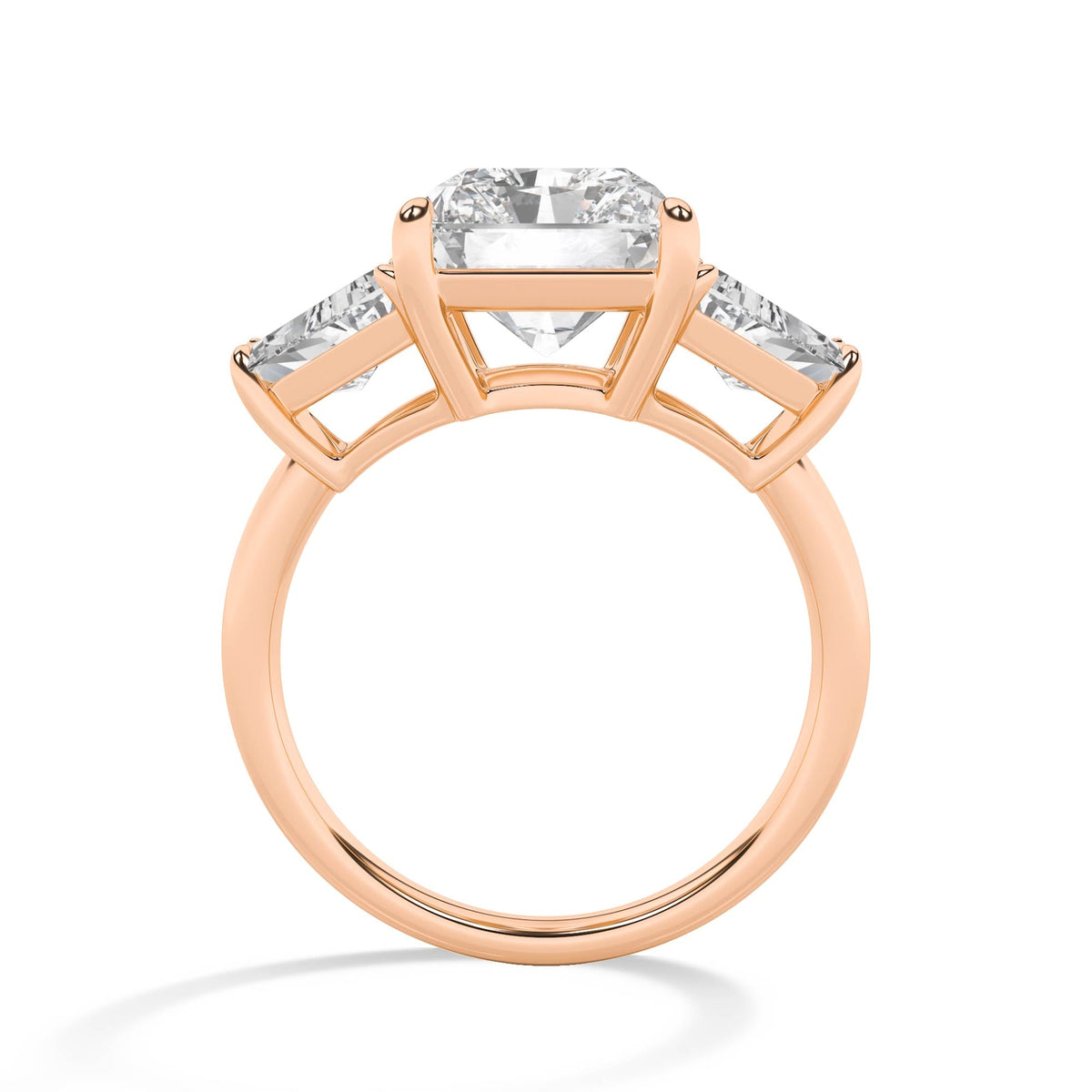 18K Lab-Grown Diamond Ring – MLR00288-1 - Rose Gold
