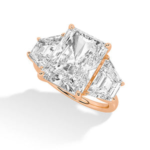 18K Lab-Grown Diamond Ring – MLR00288-1 - Rose Gold