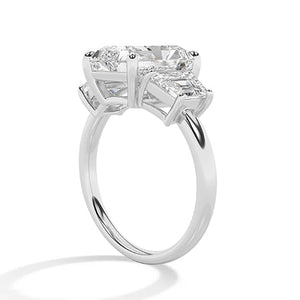 18K Lab-Grown Diamond Ring – MLR00288 - White Gold