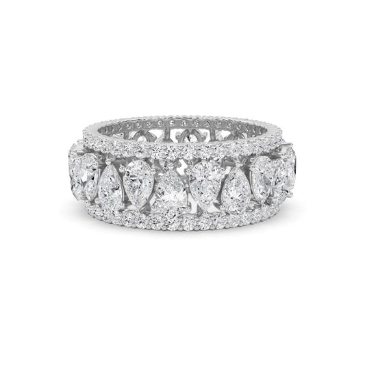 18K Lab-Grown Diamond Ring – MLR00535 - Product view