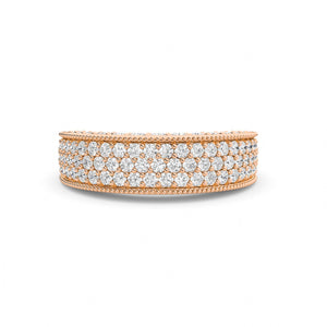 Round LG Diamond Ring – MLR00536 - Rose Gold