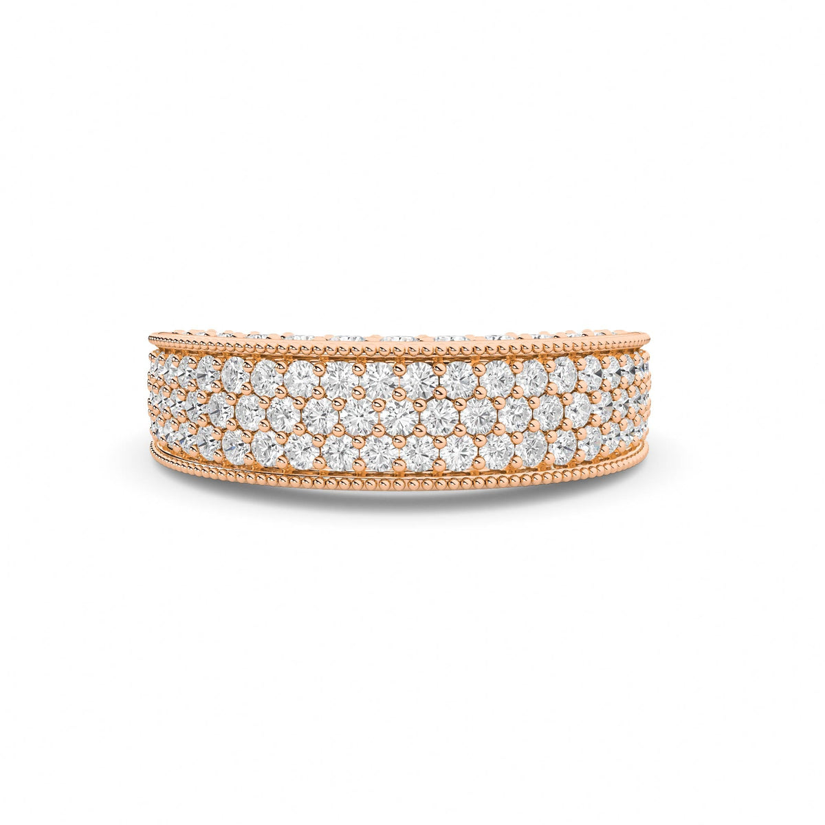 Round LG Diamond Ring – MLR00536 - Rose Gold