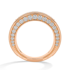 Round LG Diamond Ring – MLR00536 - Rose Gold