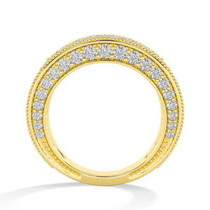Round LG Diamond Ring – MLR00536 - Yellow Gold