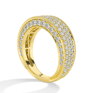 Round LG Diamond Ring – MLR00536 - Yellow Gold