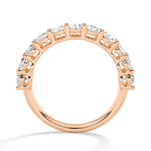 18K Lab-Grown Diamond Ring – MLR00537 - Rose Gold