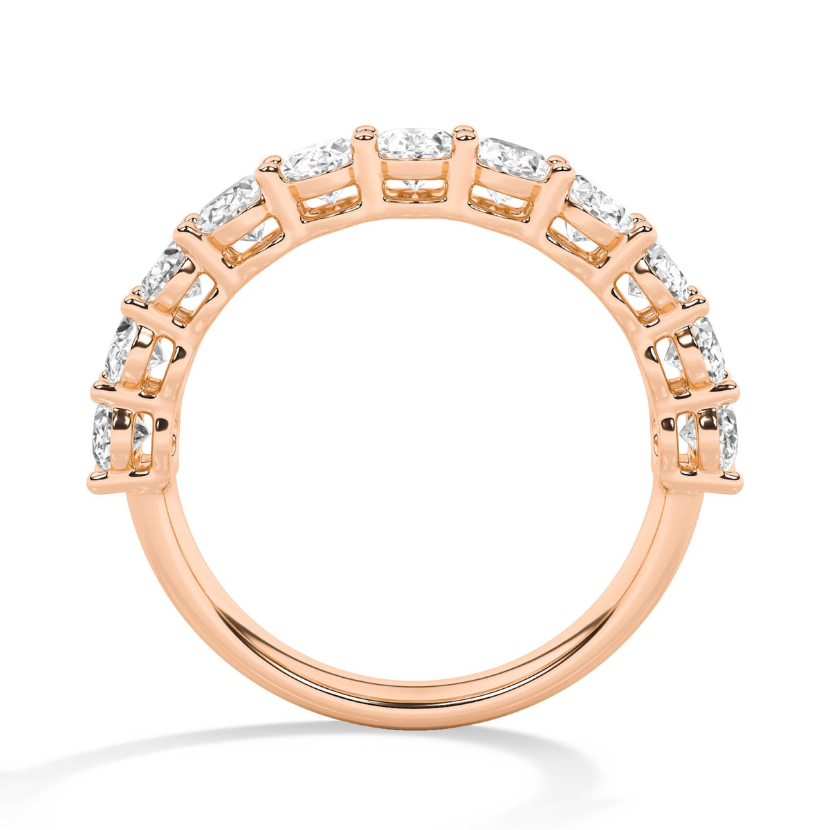 18K Lab-Grown Diamond Ring – MLR00537 - Rose Gold
