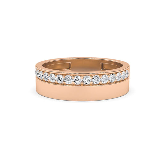 18K Lab-Grown Diamond Ring – MLR00541 - Product view