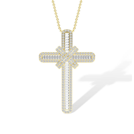 18K Lab-Grown Diamond Pendant – MPT00543 - Yellow Gold