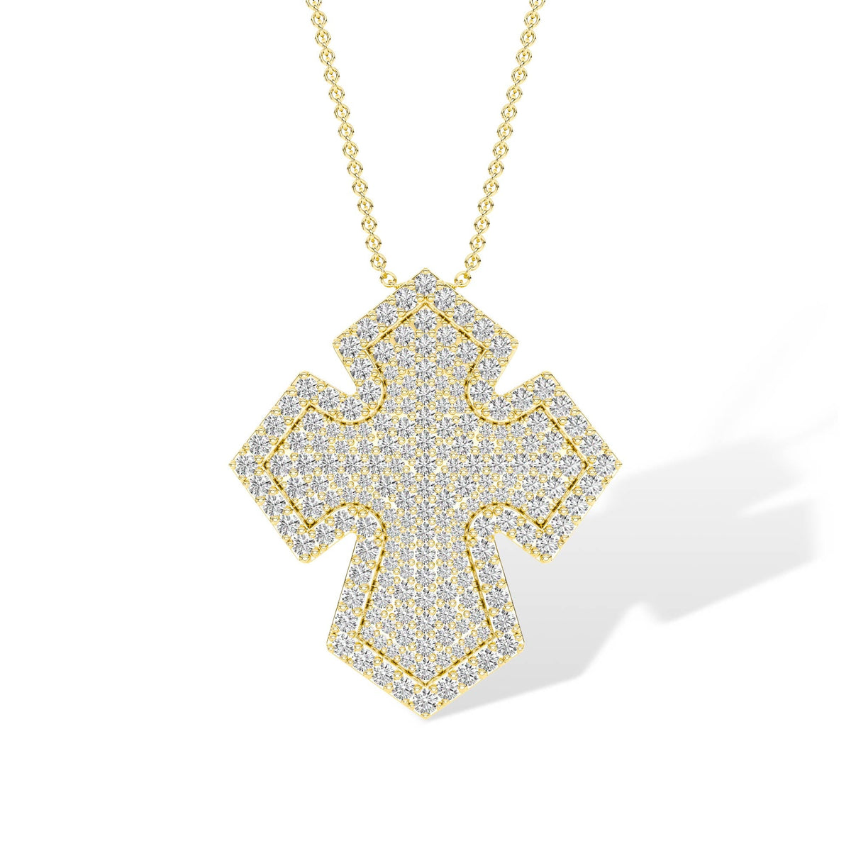 18K Lab-Grown Diamond Pendant – MPT00628 - Yellow Gold