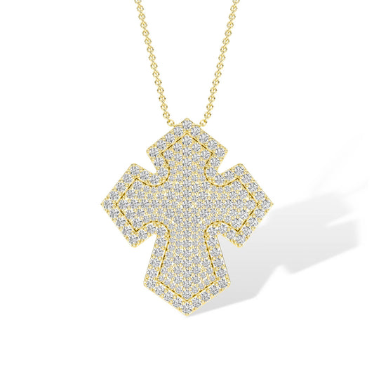 18K Lab-Grown Diamond Pendant – MPT00628 - Yellow Gold