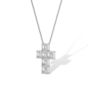 Asscher LG Diamond Pendant in Yellow Gold - Binson Diamonds Antwerp