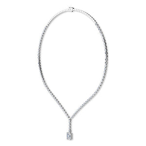 LG Diamond Necklace in Rose Gold - Binson Diamonds Antwerp