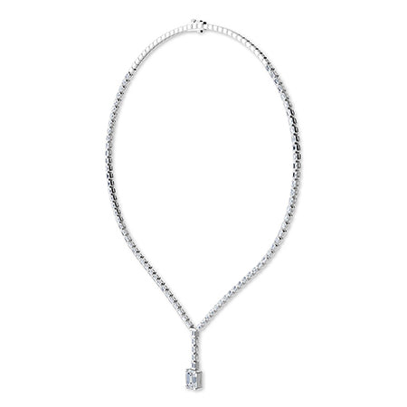 LG Diamond Necklace in Rose Gold - Binson Diamonds Antwerp
