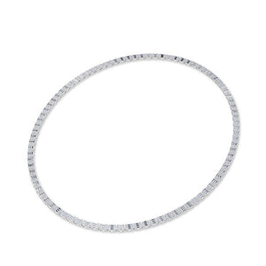 LG Diamond Necklace in Rose Gold - Binson Diamonds Antwerp