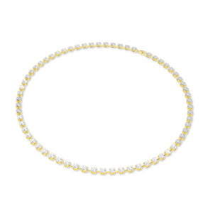 Round LG Diamond Necklace – NK62111-7 - Yellow Gold