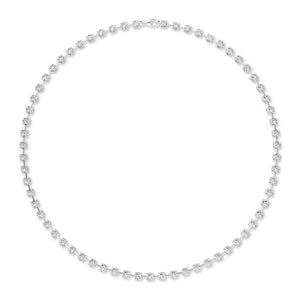 Round LG Diamond Necklace – NK62111-7 - White Gold