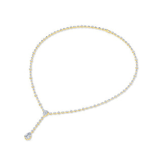 Marquise LG Diamond Necklace – NK66697-1 - Yellow Gold
