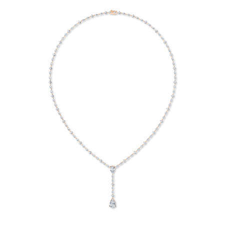 Marquise LG Diamond Necklace – NK66697-1 - Rose Gold