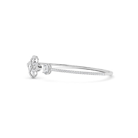 Oval LG Diamond Bracelet in Yellow Gold - Binson Diamonds Antwerp