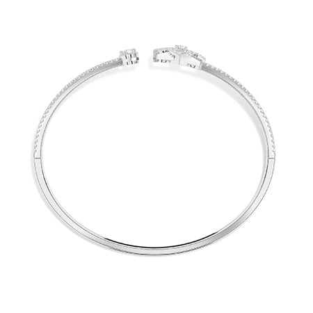 Oval LG Diamond Bracelet in Rose Gold - Binson Diamonds Antwerp