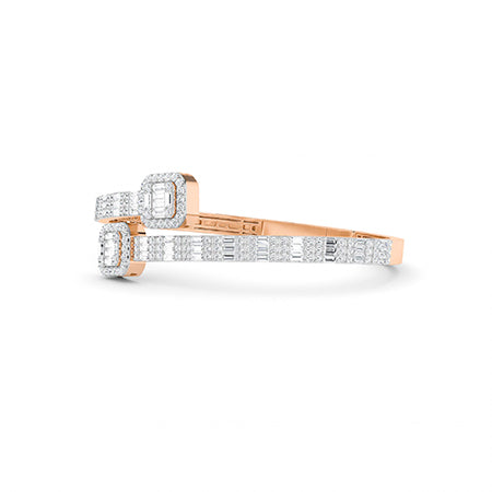 LG Diamond Bracelet in Yellow Gold - Binson Diamonds Antwerp