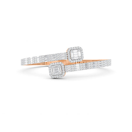 LG Diamond Bracelet in Rose Gold - Binson Diamonds Antwerp
