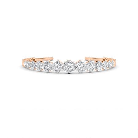 LG Diamond Bracelet in Yellow Gold - Binson Diamonds Antwerp