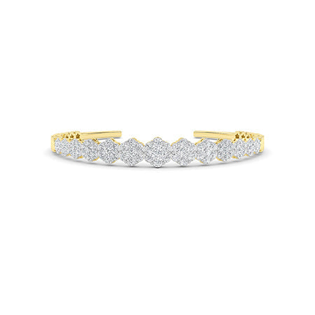 LG Diamond Bracelet in Yellow Gold - Binson Diamonds Antwerp