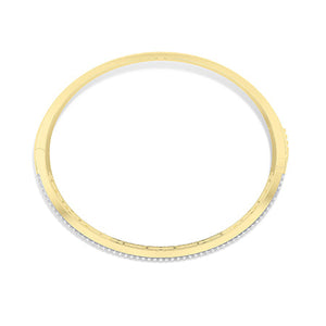 Baguette LG Diamond Bracelet in White Gold - Binson Diamonds Antwerp