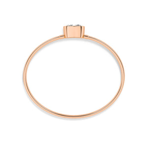 18K Lab-Grown Diamond Bangle – OB68485 - Rose Gold