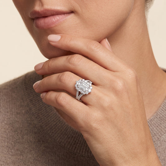Pear LG Diamond Ring
