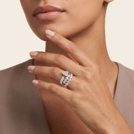 Heart LG Diamond Ring