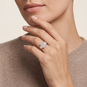 Radiant LG Diamond Ring