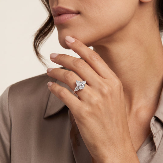 Pear LG Diamond Ring