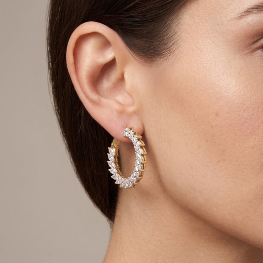 Marquise LG Diamond Earrings