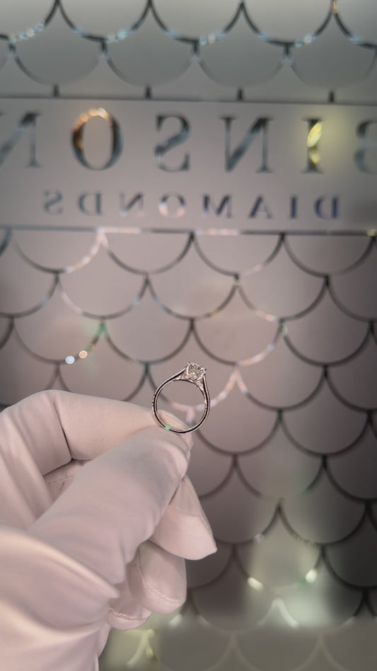 Luminor Cathedral Solitaire Ring